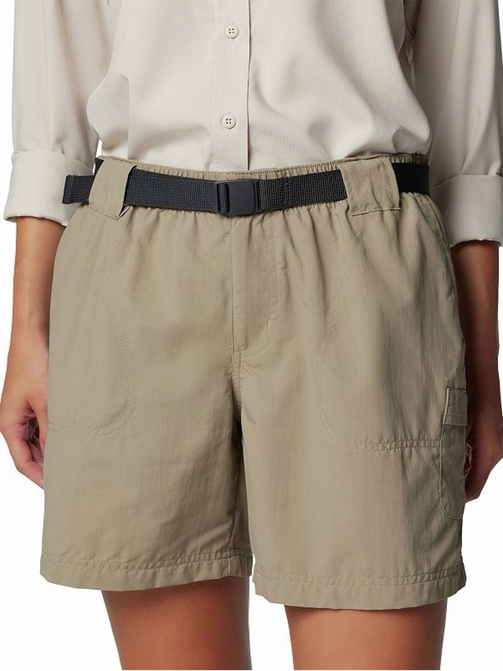 Columbia Sandy River II Cargo Shorts in Tusk